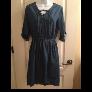 Mossimo Dark Chambray Dress‎